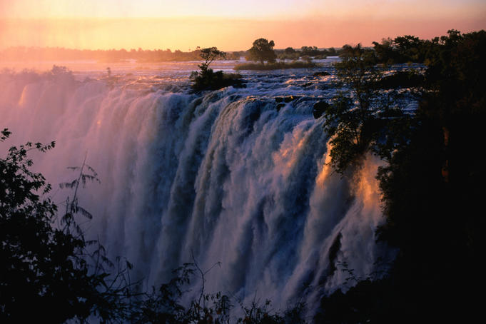 Victoria-Falls-Zimbabwe-Sunset